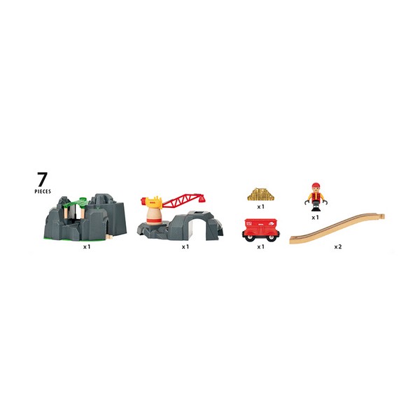 Продукт Brio-играчка дърво кран с тунел - 0 - BG Hlapeta